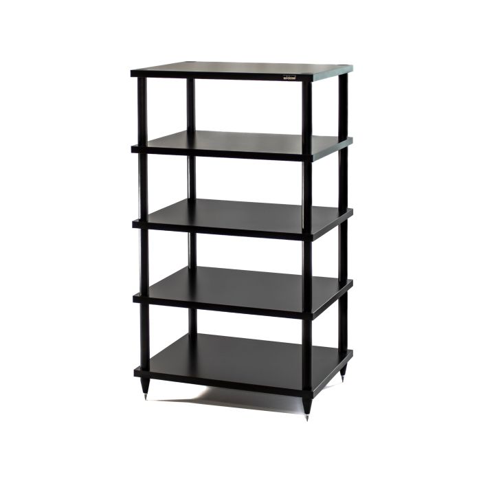 Solidsteel S2 Series 5-Shelf Hi-Fi Stereo Rack - Black main product photo
