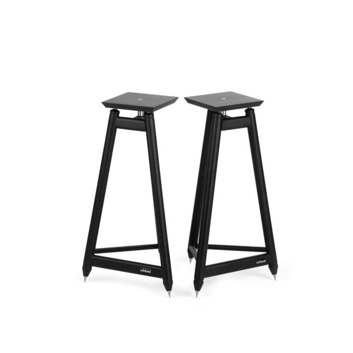 Solidsteel SS-6 Vintage Hi-Fi Speaker Stands - Black main product photo