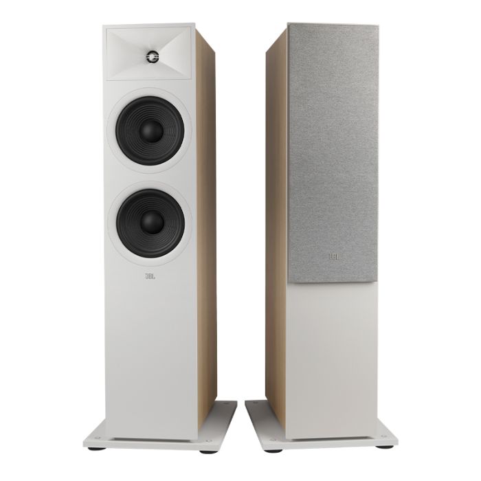 JBL Stage 280F Floorstanding Speakers - Latte White main product photo