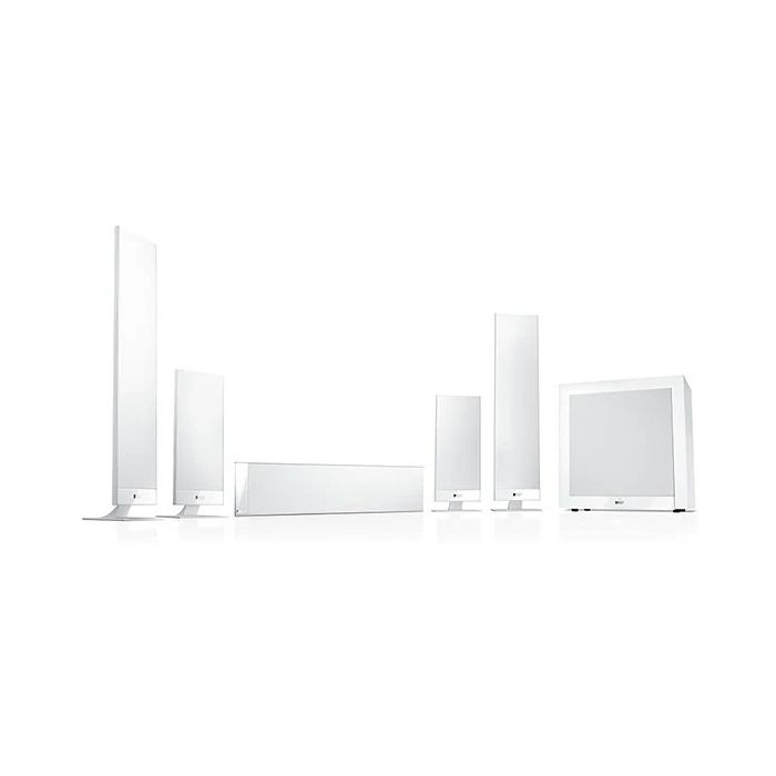 KEF T205 5.1 Home Theatre Speaker System - White main product photo