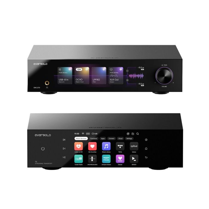 Eversolo T8 Streaming Transport with Eversolo DAC-Z10 DAC main product photo