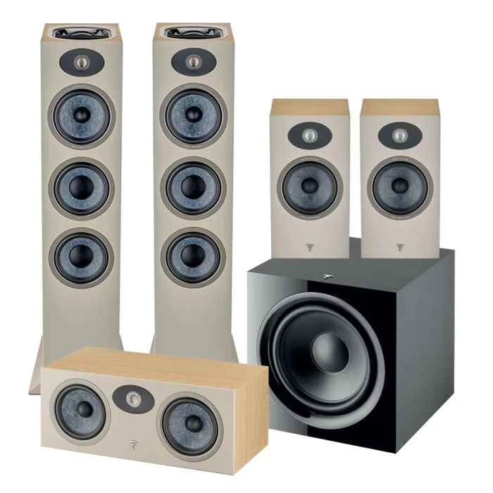 FOCAL THEVA N°1/LO Focal Theva 5.1 AV Speaker Pack - Light Wood