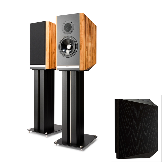 Kudos Titan 505 Bookshelf Speakers - Black Oak main product photo