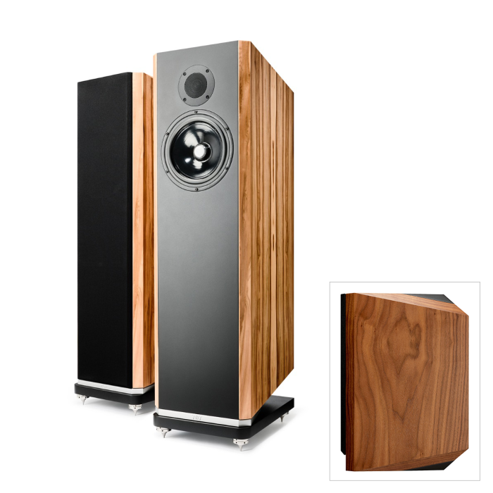 Kudos Titan 707 Floorstanding Speakers - Walnut main product photo