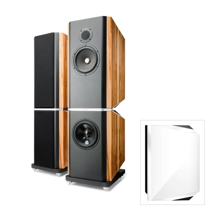 Kudos Titan 808 Reference Floorstanding Speakers - White Gloss main product photo