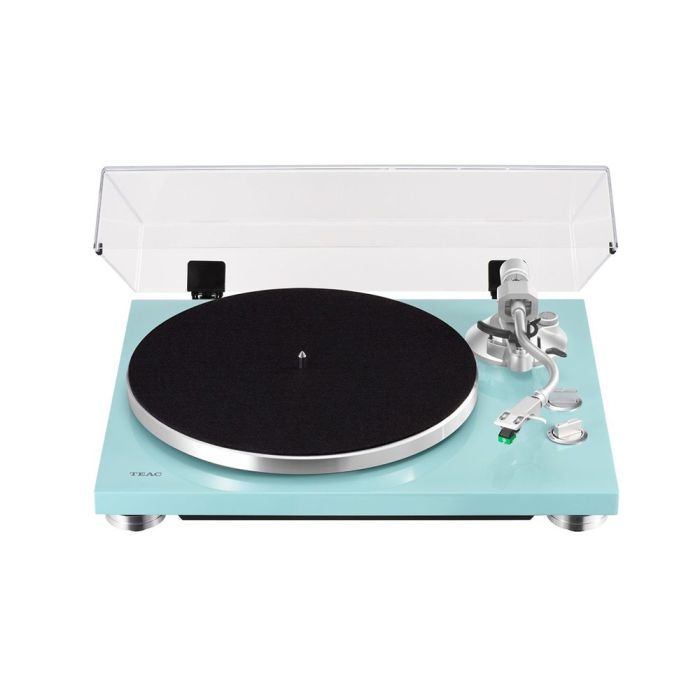 Teac TN-400BT-X Bluetooth Belt Driven Turntable - Turquoise Blue main product photo