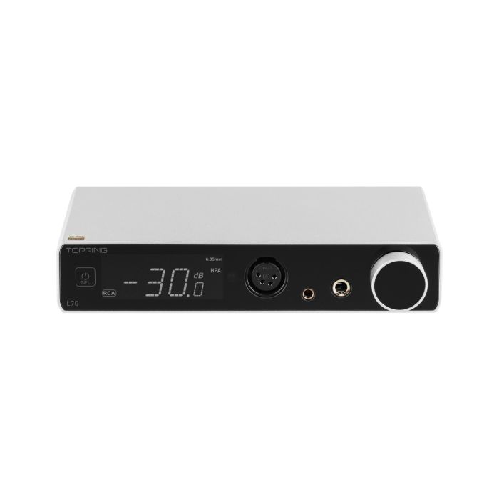 Topping L70 Headphone Amplifier - Silver main product photo