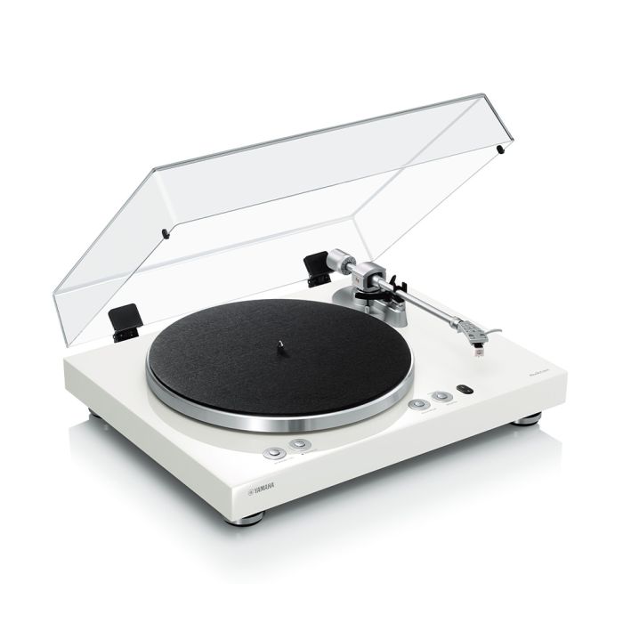 Yamaha MusicCast Vinyl 500 Belt Driven Turntable - White main product photo