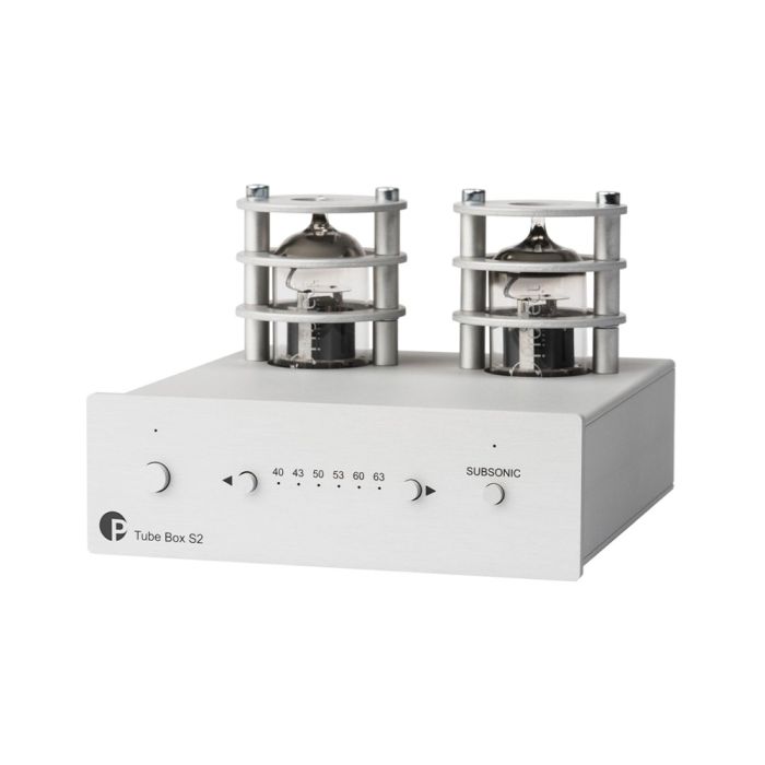 Manufacturer Refurbished - Pro-Ject Tube Box S2 Phono Preamplifier - Silver main product photo