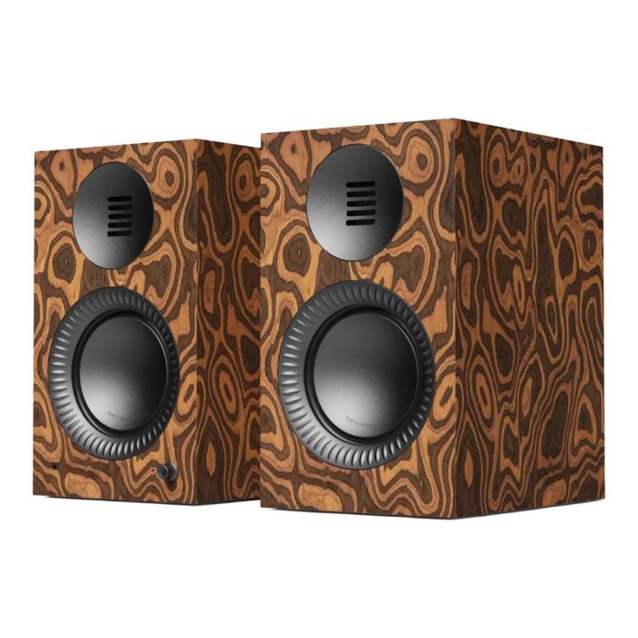 Kanto Tuk (2nd Gen) Powered Bookshelf Speakers - Matte Burl main product photo