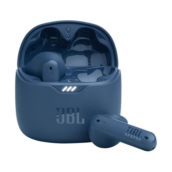 JBL Tune Flex Active Noise Cancellation Earbuds - Blue main product photo