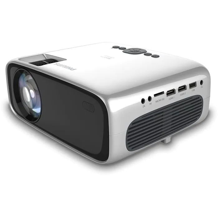 Philips - Proiettore NeoPix Ultra One+ NPX646 1920x1080 Full HD Wi-Fi / Bluetooth 2xHDMI Colore Argento