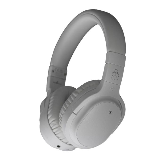 Final UX3000 Wireless Active Noise Cancelling Headphones - White main product photo