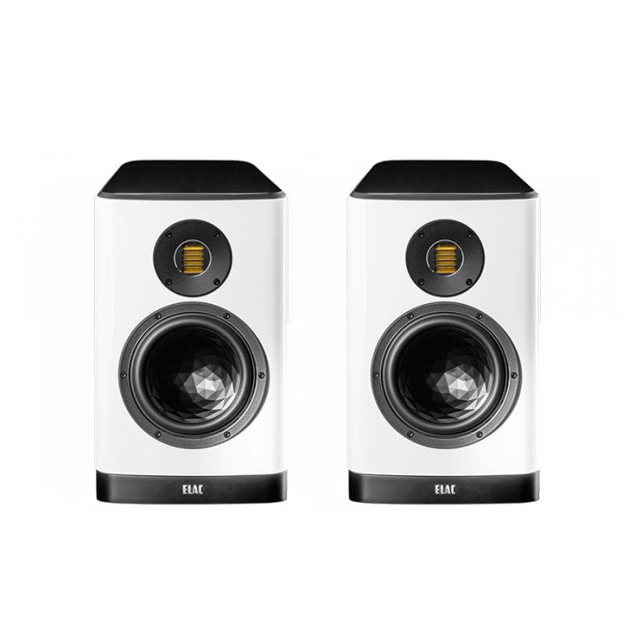 Elac Vela 2.0 BS404.2 Bookshelf Speakers - White main product photo