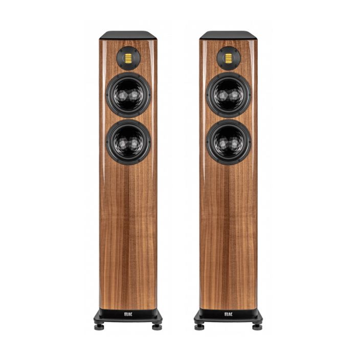 Elac Vela 2.0 FS408.2 Floorstanding Speakers - Walnut main product photo