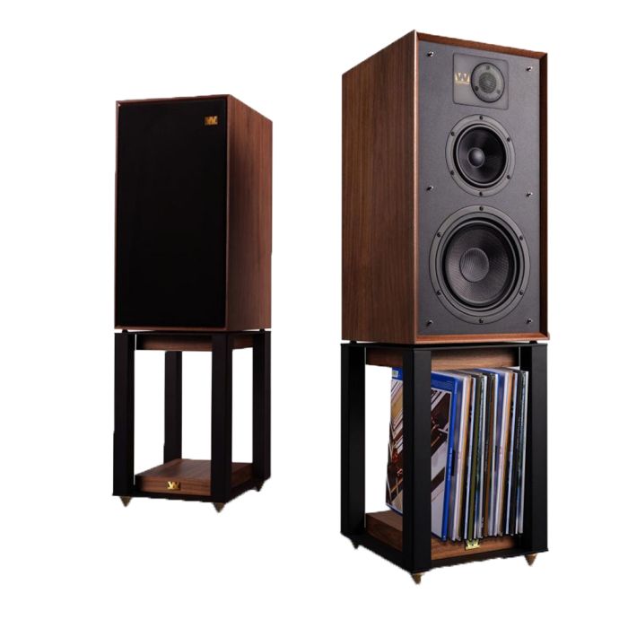 Nearly New - Wharfedale Linton Heritage Standmount Speakers with Matching Stands - Walnut main product photo