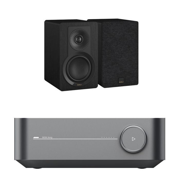 WiiM Amp Integrated Streaming Amplifier with Dali Kupid Bookshelf Speakers main product photo