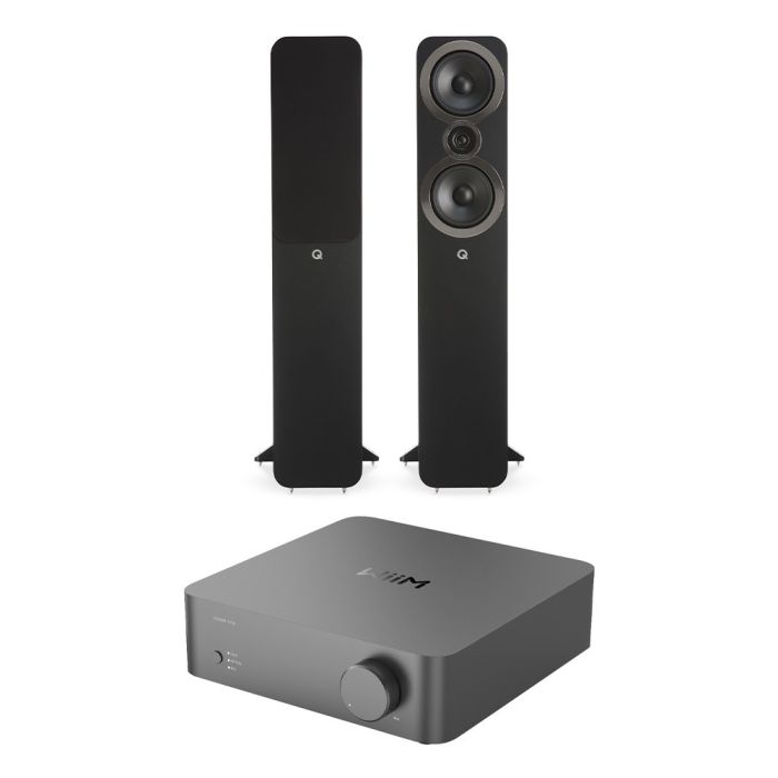 WiiM Vibelink Amp with Q Acoustics 3050i Floorstanding Speakers main product photo