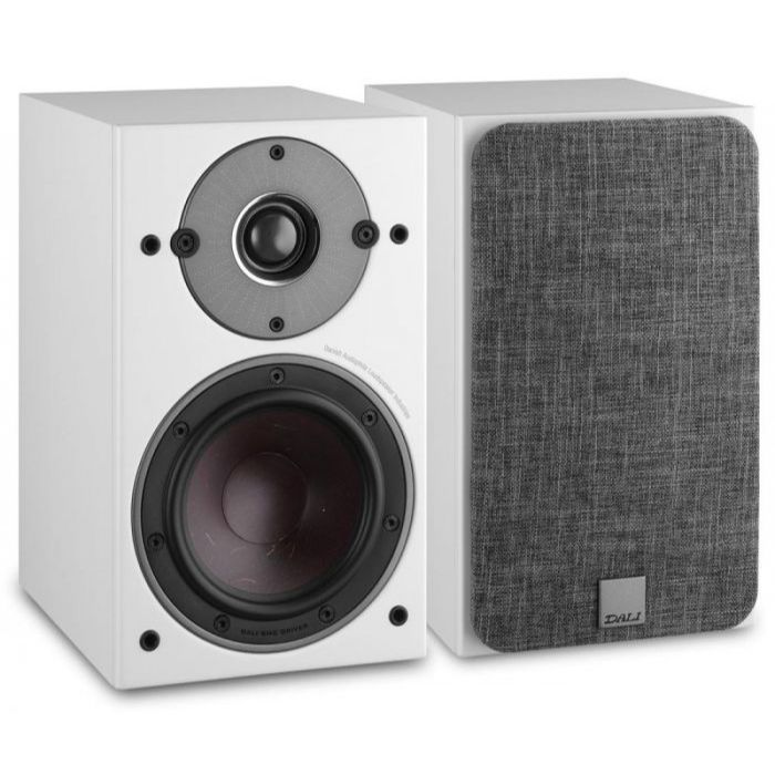 Dali OBERON 3 Bookshelf Speakers - White (Vinyl) main product photo