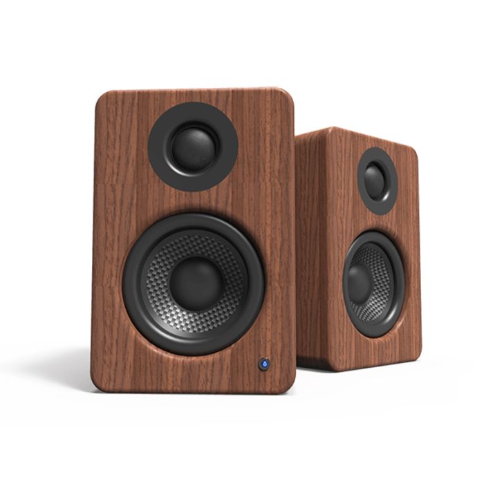 Kanto YU2 Powered Desktop Speakers - Walnut main product photo