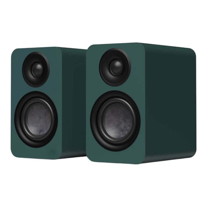 Kanto Yu4 (2nd Gen) Passive Bookshelf Speakers - Forest Green main product photo