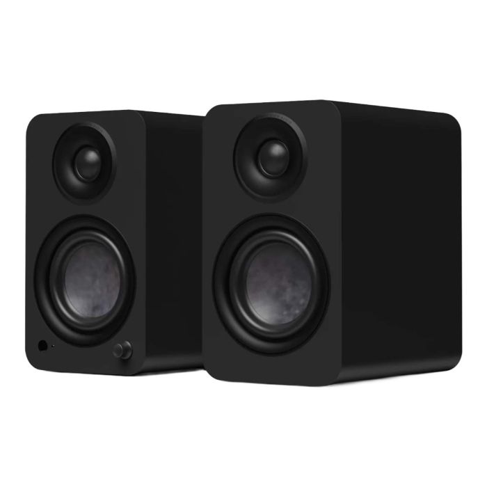 Kanto Yu4 (2nd Gen) Powered Bookshelf Speakers - Black main product photo