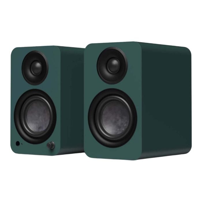 Kanto Yu4 (2nd Gen) Powered Bookshelf Speakers - Forest Green main product photo