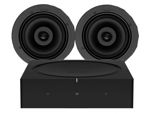 Mange sandaler budget Sonos Amp with Sonos In-Ceiling Speaker (Pair)