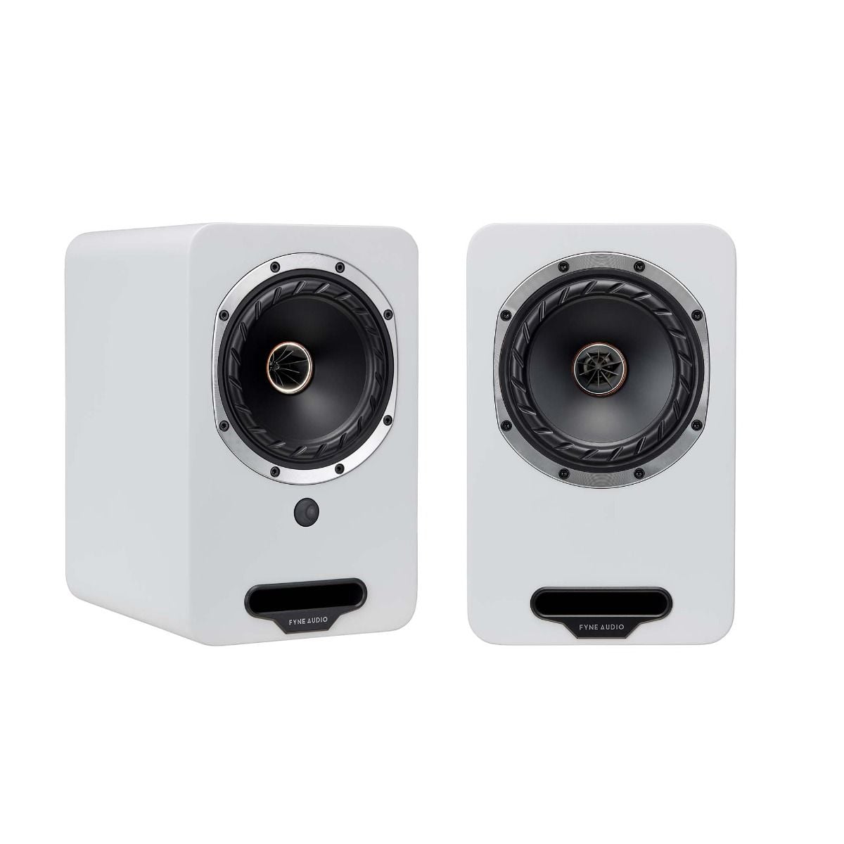 Fyne Audio Cubitt 5 Active Bookshelf Speakers - Arctic White