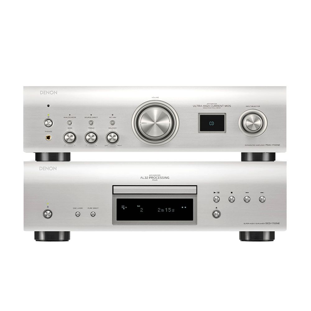 Denon PMA-1700NE Integrated Amplifier with DCD-1700NE Player CD/SACD