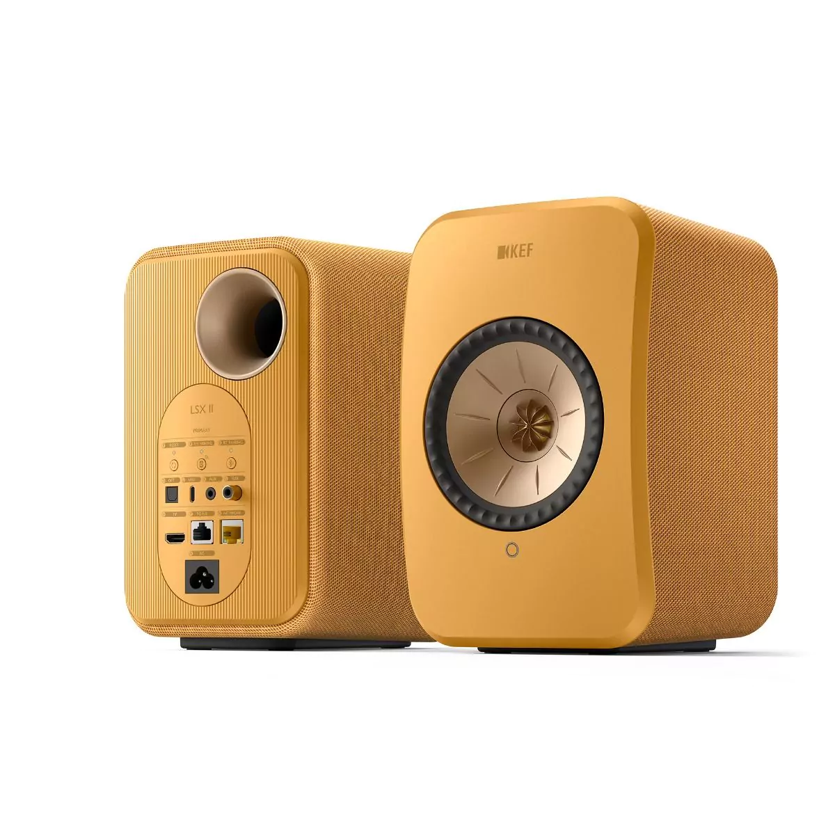 Беспроводная Акустическая система KEF LSX II Для Книжных Полок - Amber Haze