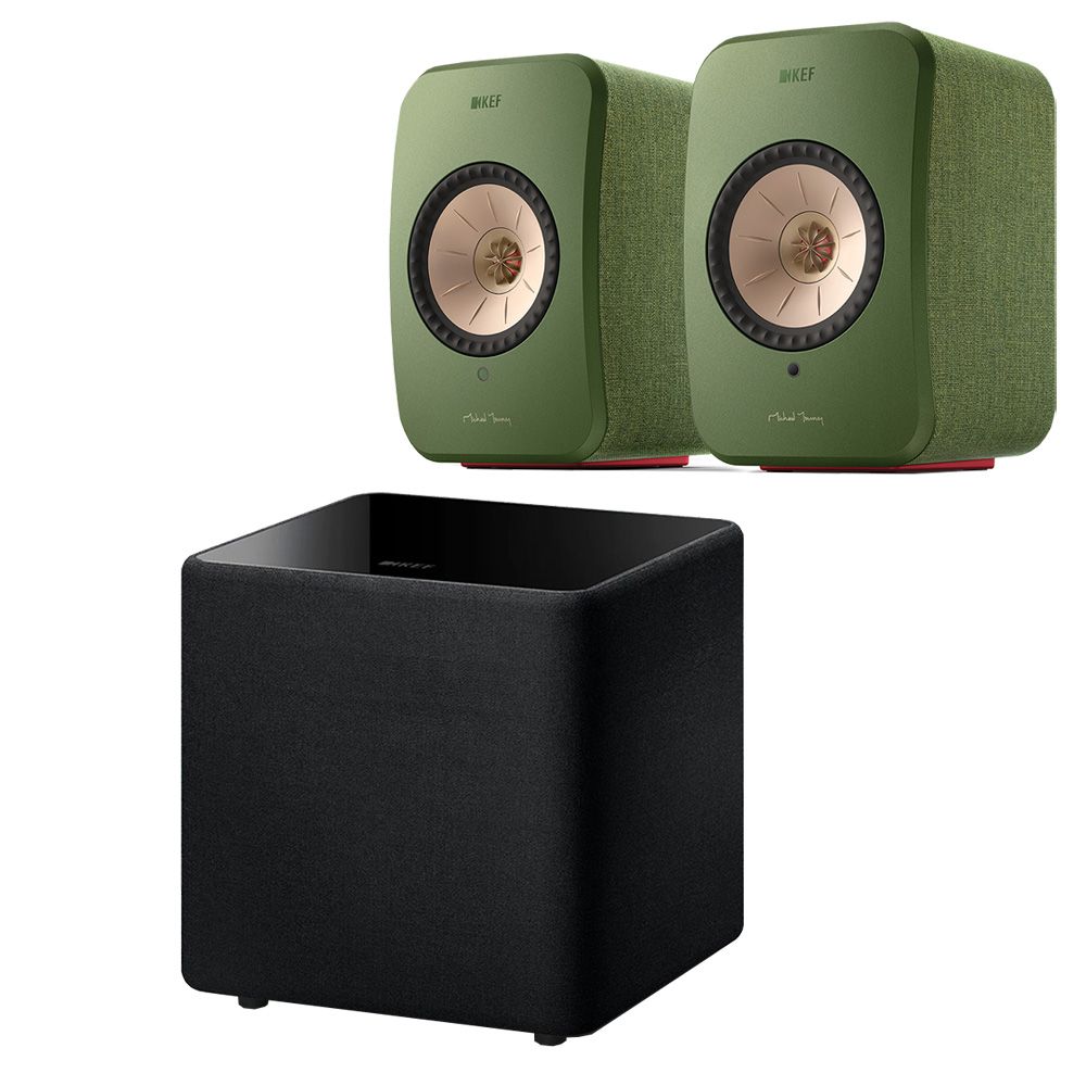 KEF LSX II AV Speaker Pack (Single Kube 8 MIE Subwoofer