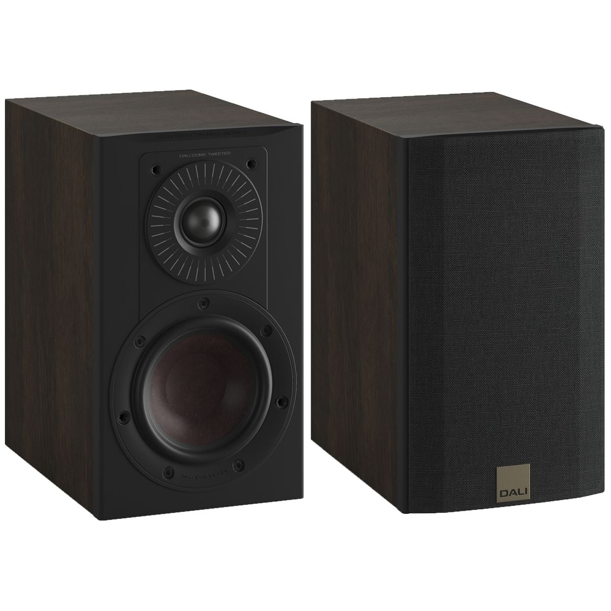 Dali OPTICON 1 MK2 Bookshelf Speakers - Tobacco Oak (Vinyl)