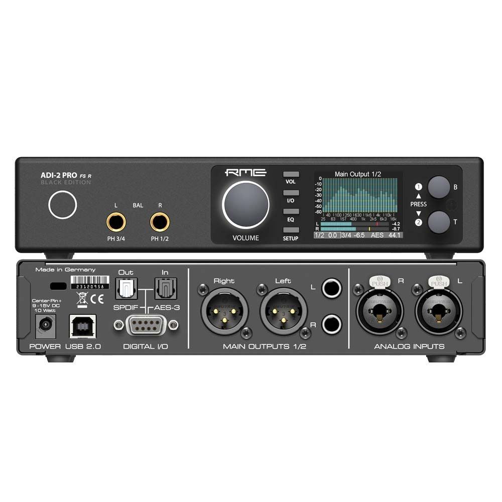 DTM・DAW RME ADI-2 PRO FS R Black Edition ADI-2 PRO FS BLACK EDITION 2 IN / 4 OUT AD/DA-CONVERTER
