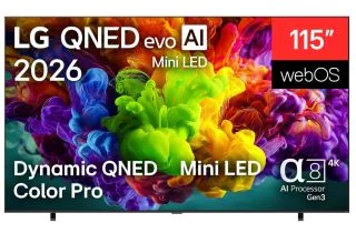 LG 115QNED93B6 115" QNED evo AI Mini LED 4K Smart TV (2026)