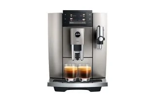 Jura 15721 E8 Bean to Cup Coffee Machine - Midnight Silver