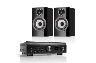 Denon PMA-1700NE Integrated Amplifier with Bowers & Wilkins 707 S3 Bookshelf Speakers