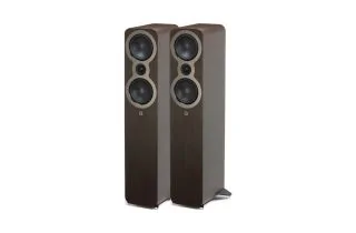 Manufacturer Refurbished - Q Acoustics 3050c Floorstanding Speakers - Walnut