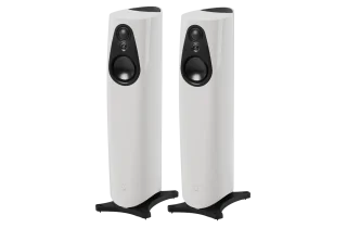 Linn 343 Passive with Active Bass (PWAB) Floorstanding Speakers - Alpine White