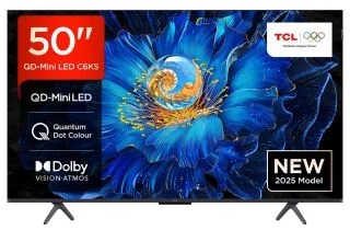 TCL 50C6KS 50" 4K QD-Mini LED Smart TV (2025)