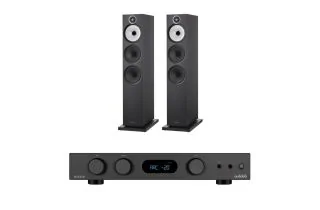 Audiolab 6000A MKII Integrated Amplifier with Bowers & Wilkins 603 S3 Floorstanding Speakers