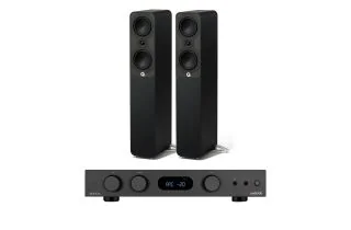 Audiolab 6000A MKII Integrated Amplifier with Q Acoustics Q 5040 Floorstanding Speakers