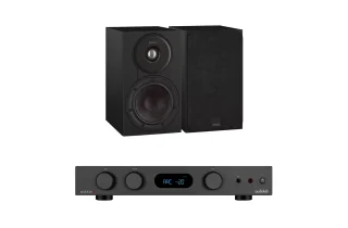 Audiolab 6000A MKII Integrated Amplifier with Dali SONIK 1 Bookshelf Speakers