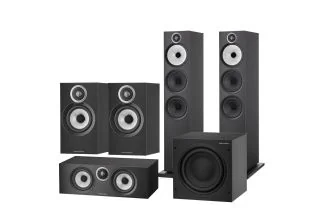 Bowers & Wilkins 603 S3 5.1 Speaker Package (607 S3 Rears) - Black