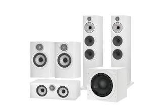 Bowers & Wilkins 603 S3 5.1 Speaker Package (607 S3 Rears) - White