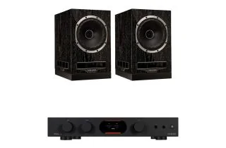 Audiolab 7000A Integrated Amplifier with Fyne Audio F500S Bookshelf Speakers