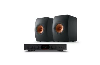 Audiolab 7000A Integrated Amplifier with KEF LS50 Meta Bookshelf Speakers