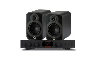 Audiolab 7000A Integrated Amplifier with Q Acoustics Q 5020 Bookshelf Speakers