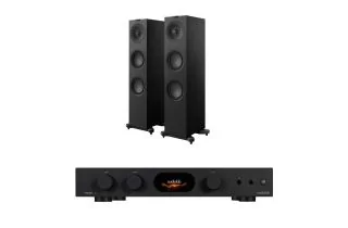 Audiolab 7000A Integrated Amplifier with KEF Q7 META Floorstanding Speakers