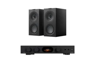 Audiolab 7000A Integrated Amplifier with KEF Q Concerto META Bookshelf Speakers